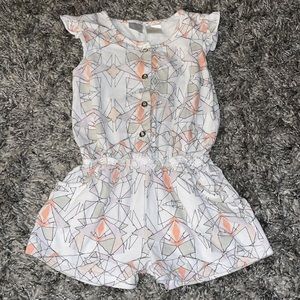 Kardashian Kids geometrical shape pattern romper